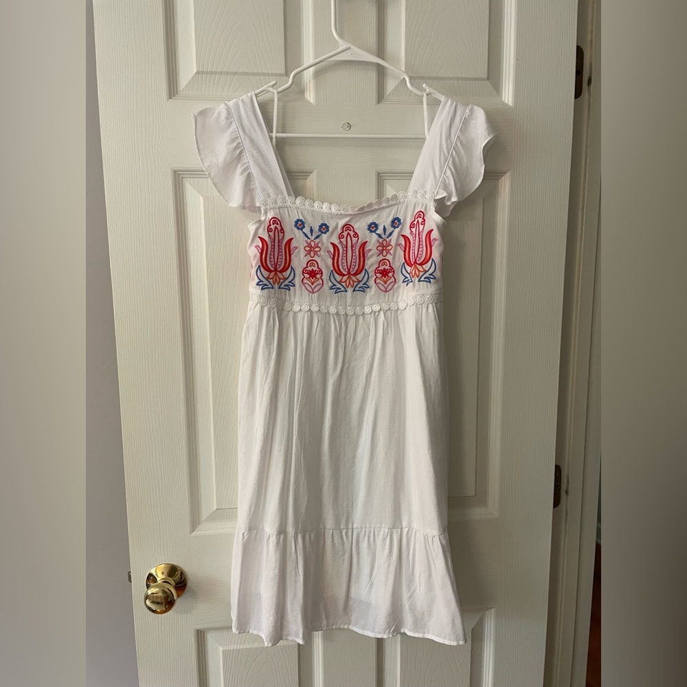 White boutique dress